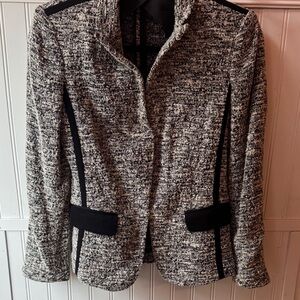 Rag & Bone Black and Gray Textured Blazer